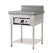 Piastra per piadine a gas in acciaio inox CP4 Piana al cromo