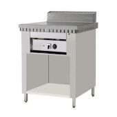 Piastra per piadine elettrica CPE4 in acciaio inox Piana al Cromo