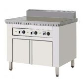 Piastra per piadine elettrica su vano inox CPE6 Piana in acciaio inox
