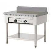 Piastra per piadine elettrica in acciaio inox CPE6 Piana al Cromo