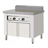 Piastra per piadine elettrica CPE6 Piana al Cromo su vano inox