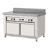 Piastra per piadine elettrica CPE8 Piana al cromo su vano inox