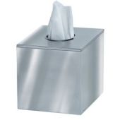 Portafazzoletti quadrato  MDL Acciaio inox 304 brillante o satinato , Modello BRINOX 105057