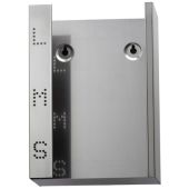 Distributore triplo di guanti monouso  MDL  Acciaio inox 430 brillante, Modello BRINOX 773021