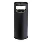 Posacenere gettacarte Antifuoco MDL in metallo verniciato con polveri epossidiche colore nero Con Sabbia Modello 775091