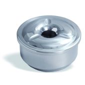 Posacenere inox ad acqua Dimensioni ø mm. 110x55h Modello 428-000