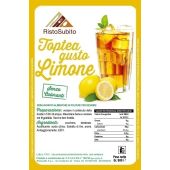 Preparato in polvere già zuccherato (Sia a freddo che a caldo) aromatizzato al gusto di Limone senza coloranti Buste da gr 500 in cartoni da 30 buste Modello 600