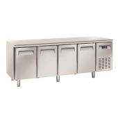 Tavolo Refrigerato Gastronomia Modello QR4100 ventilato 4 porte autochiudenti