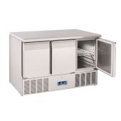Saladette Refrigerata GN1/1 con top inox Modello CRX93A 3 porte Refrigerazione statica