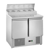 Saladette refrigerata statica Modello AK240S Capacità 254 Lt 5xGN 1/6
