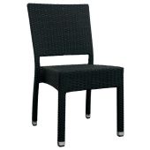 Sedia impilabile da esterno TESR Struttura in alluminio, rivestimento in filo di polietilene Modello 498-l80801