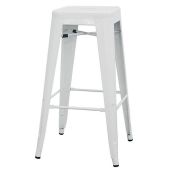Sgabello impilabile da interno TESR Struttura in metallo verniciato Modello 977-BT503