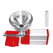Passapomodoro/Spremipomodoro elettrico Spremy Omra Capacità imbuto Lt 4 Produzione oraria 150 Kg ora Modello 850M