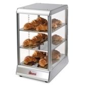 Espositore/Vetrinetta Modello VISTA TOWER Neutra Piani d'appoggio estraibili in acciaio inox