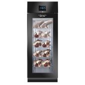 Armadio Stagionatore e Conservatore Everlasting In acciaio plastificato nero Capacità carne 150 Kg Capacità formaggi/salumi 100 Kg Modello AC8C08