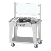 Stand mobile per crepes CLN Struttura in acciaio inox Modello CSAC