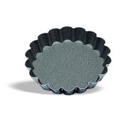 Tartelletta rotonda festonata antiaderente Dimensioni ø cm. 6x1h Modello 614-006