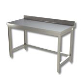 Tavolo da lavoro Acciaio Inox Con alzatina con telaio/cornice Modello GSR046A