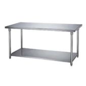 Tavolo in acciaio inox SR con ripiano Capacità kg 300 Modello 75061672