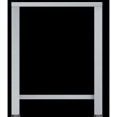 Tavolo Fisso in aisi 430 dm LxPxH 610x630x791 mm Modello ET423  per modelli EF423, EF443, EF523 