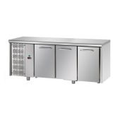Tavolo congelatore tre porte con motore a sinistra Modello TF03MIDBTSX