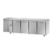 Tavolo refrigerato quattro porte con motore a sinistra Modello TF04MIDGNSX