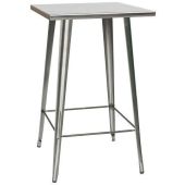 Tavolo da interno TESR Struttura in metallo verniciato con vernice trasparente Modello 1267-GT24
