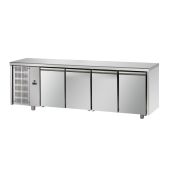 Tavolo refrigerato pasticceria quattro porte con motore a sinistra Modello TP04MIDSX