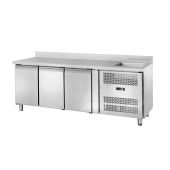 Tavolo refrigerato ventilato Modello AK3202TNL GN 1/1 con lavello