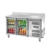 Tavolo refrigerato ventilato Modello AK2204TNG GN 1/1 Con alzatina