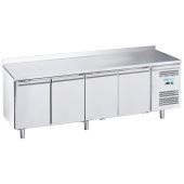 Tavolo Refrigerato quattro porte In acciaio inox AISI 201 ForCold ventilato Modello G-SNACK4200TN-FC