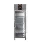Armadio Frigo Refrigerato tropicalizzato Modello AF07PKPLUSMBPV In acciaio inox temperatura positiva GN 2/1 con porta a vetro