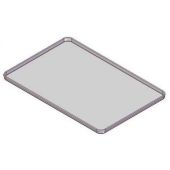 Teglia in alluminio Modello KT9P/A Dimensioni mm. 600 x 400  x 20