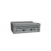 Teppanyaki a gas Modello RisCu072 Piastra per cottura giapponese 2 zone cottura