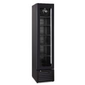 Freezer verticale ventilato Modello THIN FREEZER BLACK Con porta a vetro
