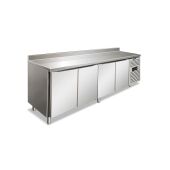 Tavolo refrigerato ventilato con alzatina Modello SNACK4200TNF Quattro porte