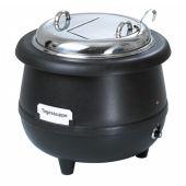 Zuppiera elettrica in acciaio inox con coperchio Regolazione Modello TRADIZIONALE