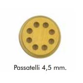 Trafila opzionale Passatelli 4,5 mm Omra per torchietti pasta manuali