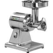 Tritacarne Modello 12TSA gruppo macinazione in alluminio estraibile Produzione oraria: Kg/h 160 Ingresso carne: Ø mm 52