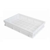 Contenitore pasta/pizza con fondo e pareti forate in polietilene alimentare GD VAS010FA