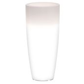 Vaso luminoso tondo rastremato in polietilene satinato Modello SV0726 