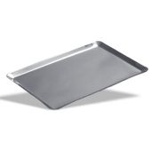 Vassoio pasticceria in acciaio inox Spessore mm 0.7 Dimensioni cm. L 27,5 x P 21 x 1 h Modello 647-021
