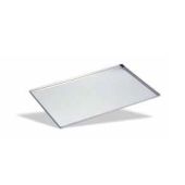 Vassoio rettangolare in acciaio inox Altezza cm 1 non impilabile Dimensioni cm. L 60 x P 40 x 1 h Modello 646-060