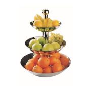 Portafrutta inox 3 vassoi Modello 2583
