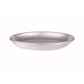 Vassoio in acciaio inox per frutti di mare Dimensioni cm. ⌀ 50x 7,5 Modello 125050