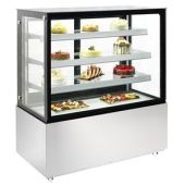 Vetrina espositiva pasticceria in acciaio inox Modello VELVET1240