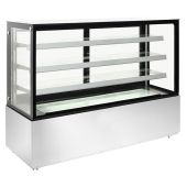 Vetrina espositiva pasticceria in acciaio inox Modello VELVET1840