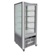 Vestrina espositiva Modello G-VGP400R 4 lati in vetro refrigerazione ventilata