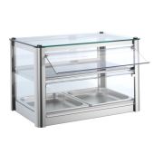 Vetrina espositore da banco neutra TP in lamiera di acciaio inox Modello KB52N