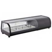 Vetrina Refrigerata da banco espositive per Sushi Modello AK413VSB contenitori 4GN 1/3